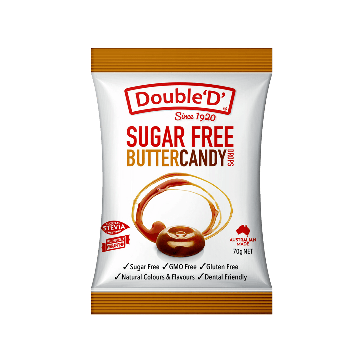 Double D Sugar Free Butter Candy 70g