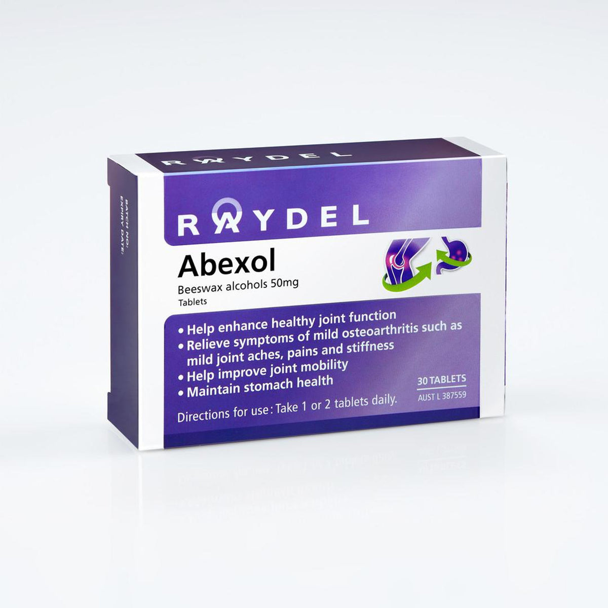Raydel Abexol 50mg 30 Tablets