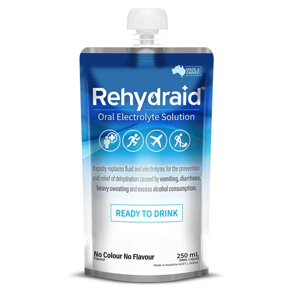 Rehydraid Oral Electrolyte Solution Doypack No Colour/flavour 250ml