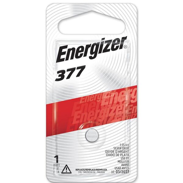 Energizer 377 Silver Oxide Button Battery