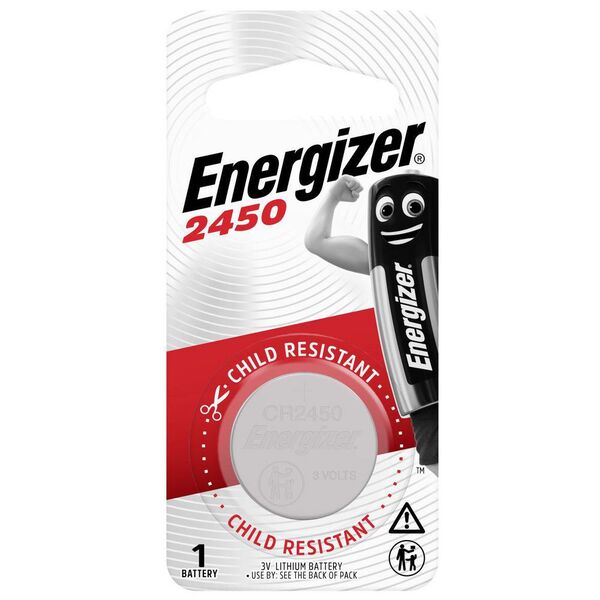 Energizer 2450 Lithium Coin Battery Pack of 1