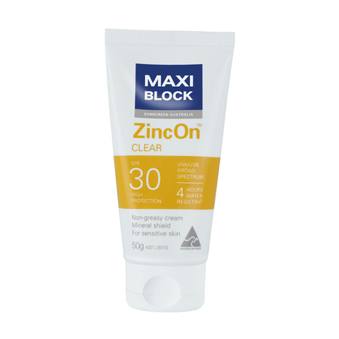 Maxiblock ZincOn Mineral Sunscreen SPF30 50g Tube
