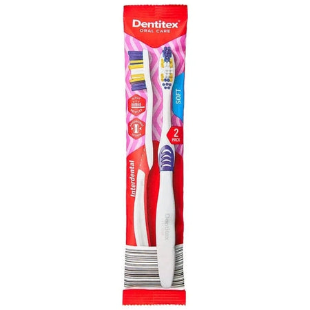 Dentitex Toothbrush Soft 2-Pack