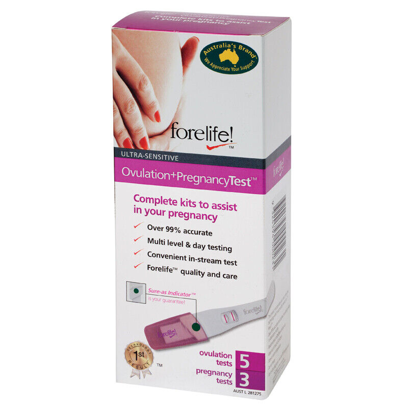 Forelife Ultra Sensitive Ovulation Pregnancy 8 Test