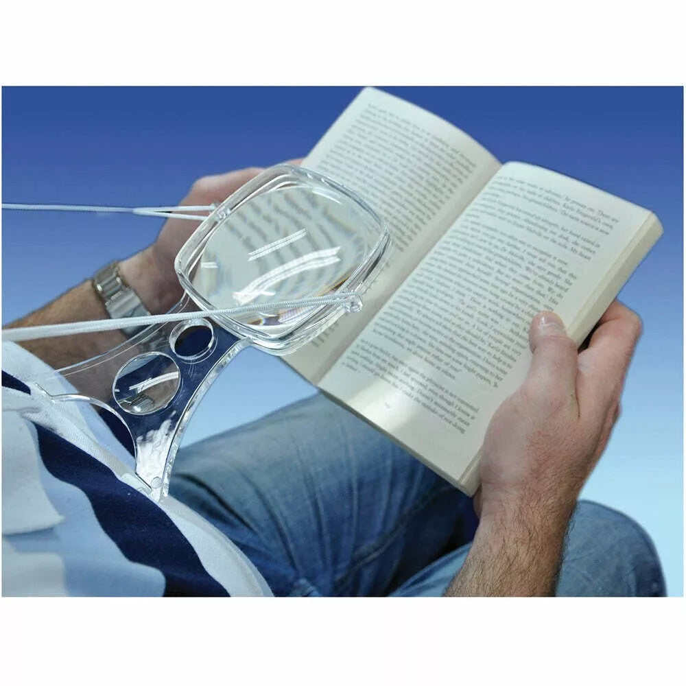 Neck Magnifier 2x and 4x Magnification 1 Pack