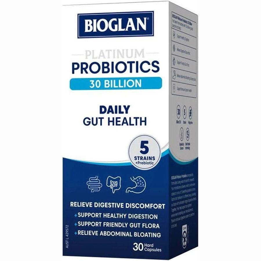 Bioglan Platinum Probiotics Daily 30 Billion 30 Capsules