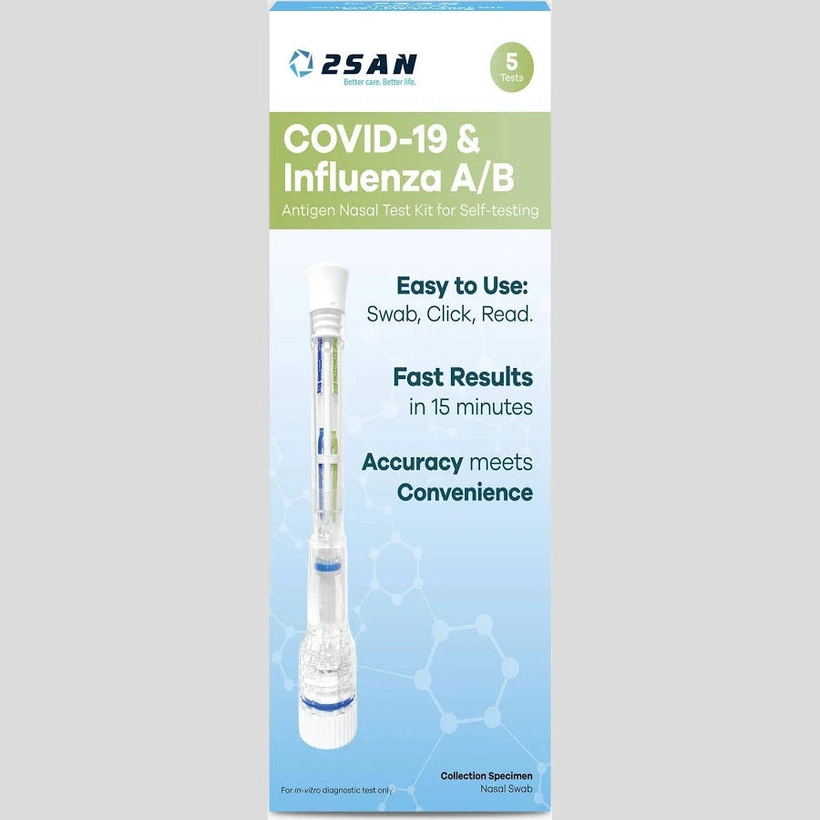 2san Covid-19 & Influenza Pen Test 1pk