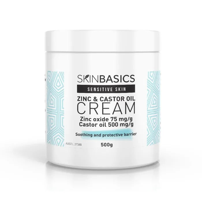 Skin Basics Zinc & Castor Oil Cream 500g