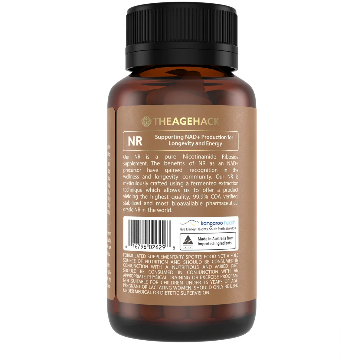 Theagehack NR Nicotinamide Riboside 60 Capsules