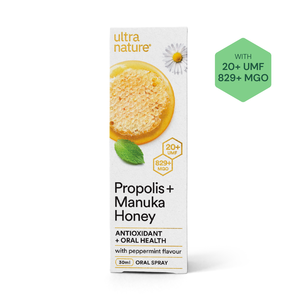 Ultra Nature Propolis & Manuka Honey Oral Spray 30ml
