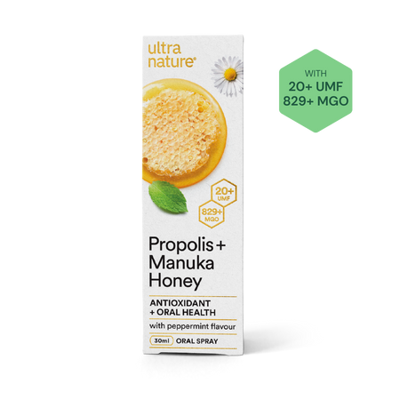 Ultra Nature Propolis & Manuka Honey Oral Spray 30ml