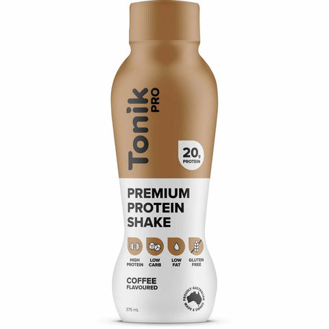 Tonik Pro Protein Drink Coffee 375ml (Pack of 6)