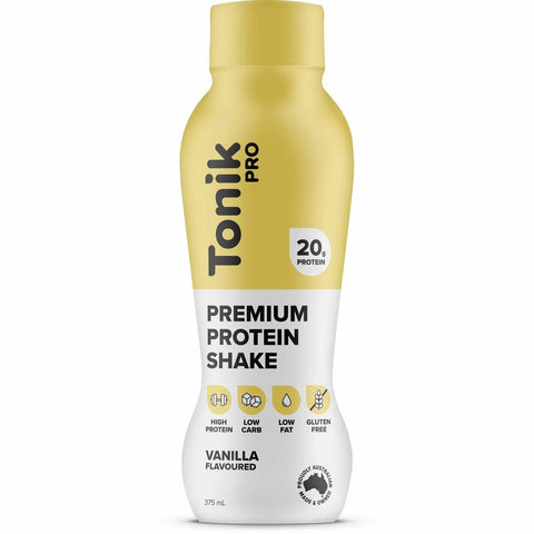 Tonik Pro Protein Drink Vanilla 375ml (Pack of 6)