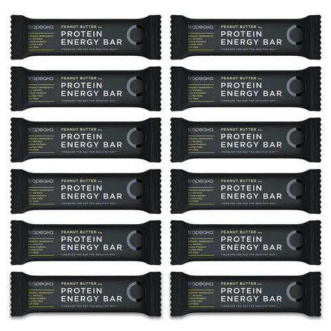 Tropeaka Protein Energy Bar Peanut Butt 50g (Pack of 12)