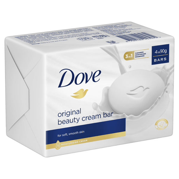 Dove Beauty Cream Bar 90G 4 Pack Soap