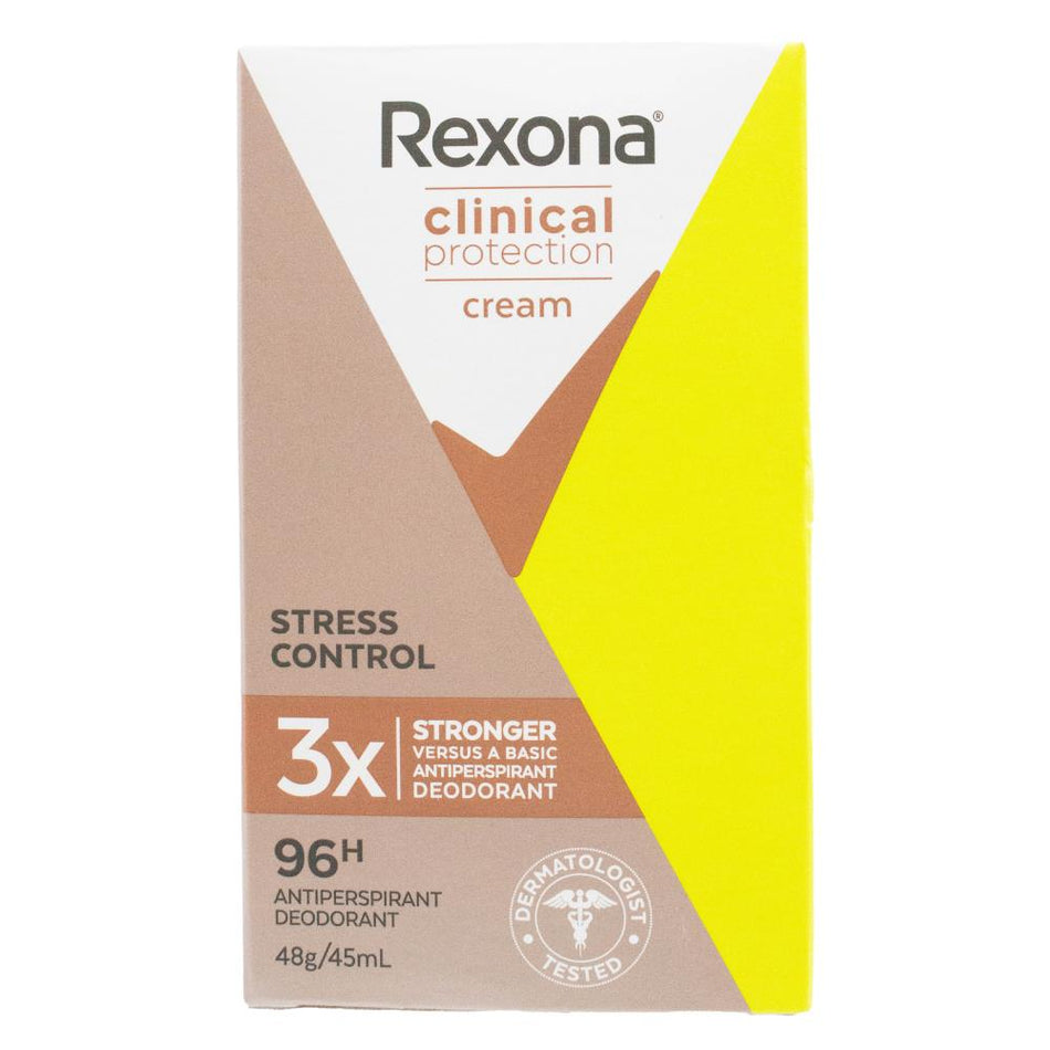 Rexona Clinical Protection Cream Stress Control 3 x Stronger 45ML