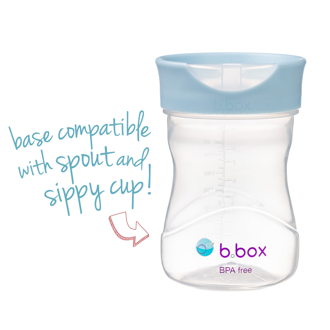 B.Box Training Cup Lullaby Blue 240ml