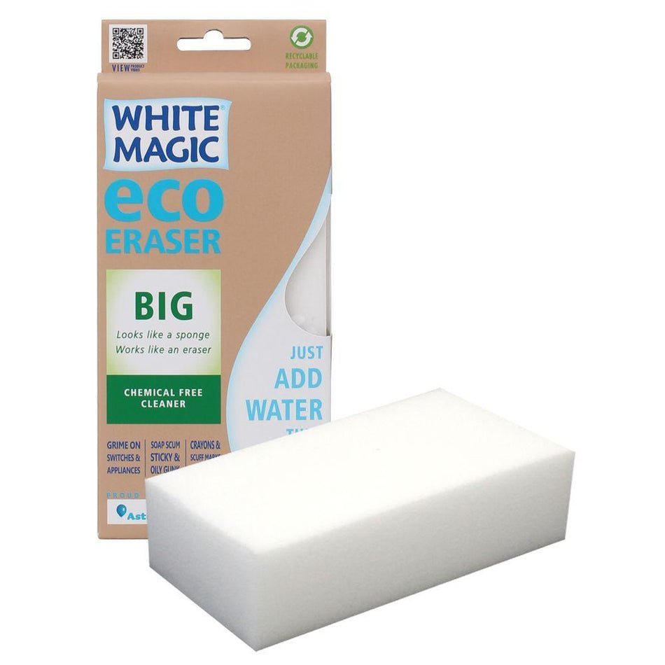 White Magic Big Eraser Sponge 1Pk (Pack of 8)