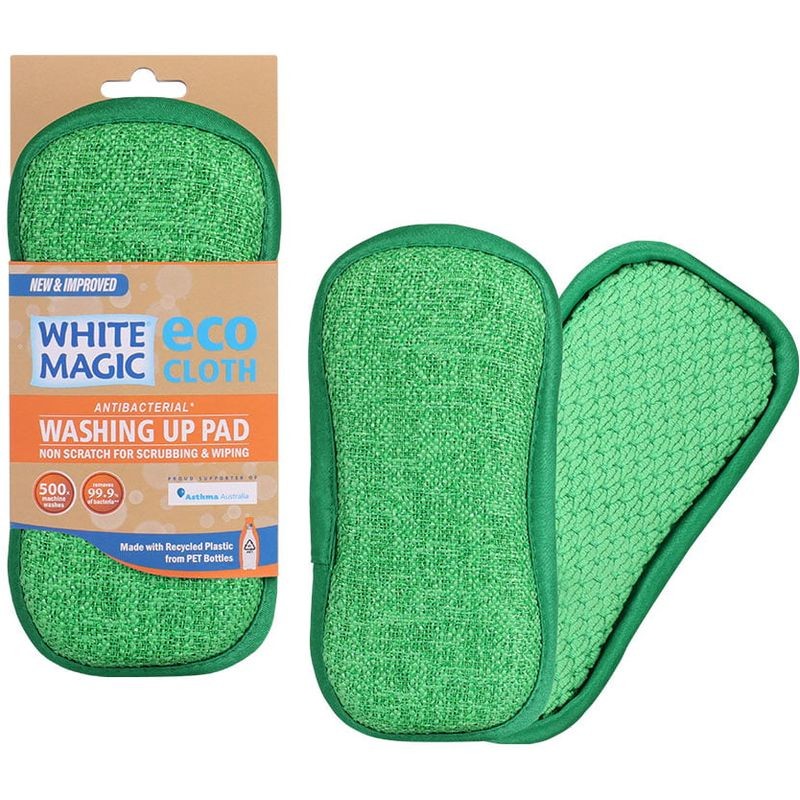 White Magic Washing Up Pad Forest 1Pk Pack of 7