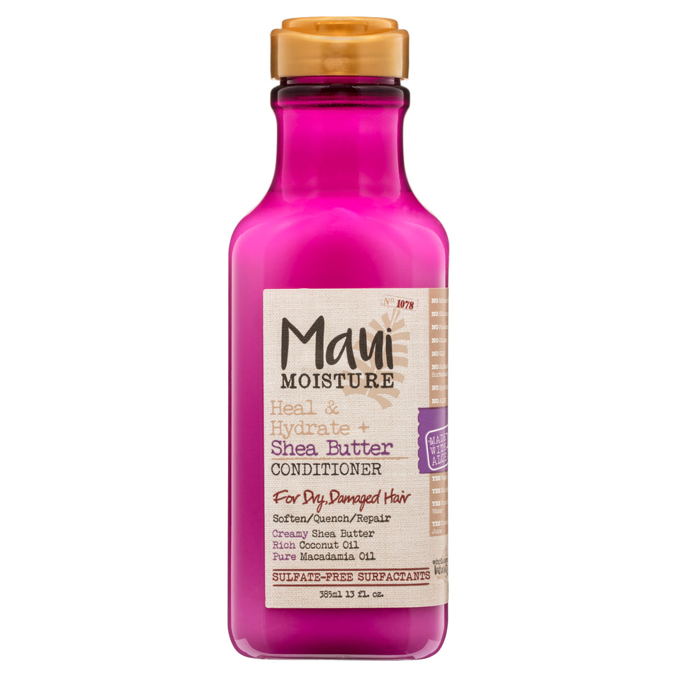Maui Moisture Heal & Hydrate + Shea Butter Conditioner For Dry & Damaged Hair 385mL