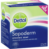 Dettol Hygienic Antibacterial Sapoderm Soap for Acne and Oily Skin