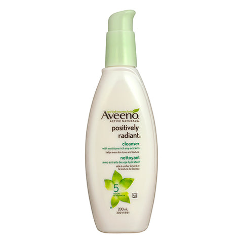 Aveeno Active Naturals Positively Radiant Cleanser - 200mL