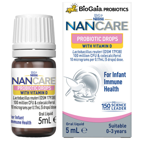 Nancare Probiotic Drops With Vitamin D 5ml