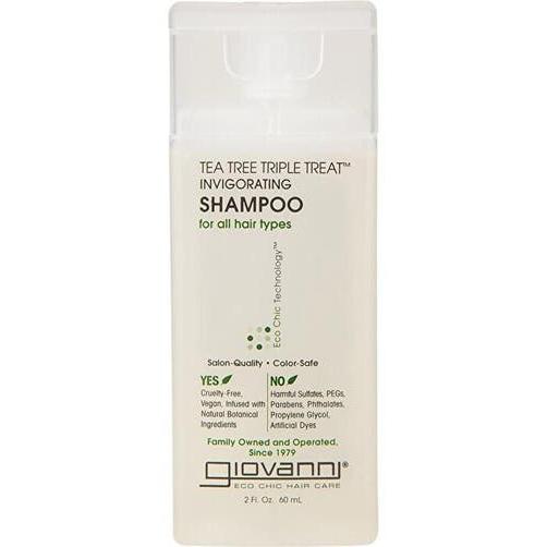 Giovanni Shampoo (Mini) Tea Tree Triple Treat (All Hair) 60ml