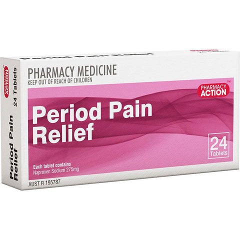 Pharmacy Action Period Pain Relief 24 Tabs (Generic of NAPROGESIC)
