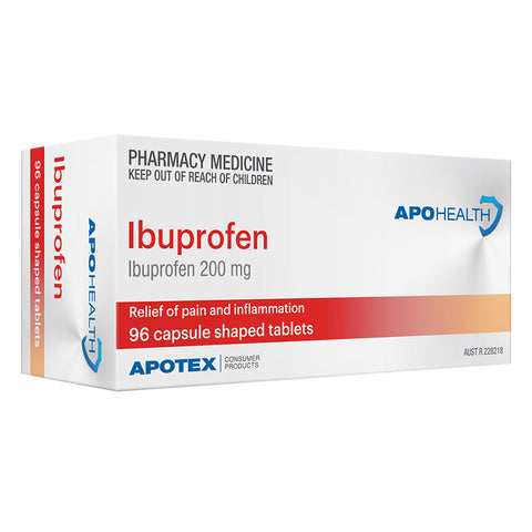 ApoHealth Ibuprofen 200mg 96 Tablets