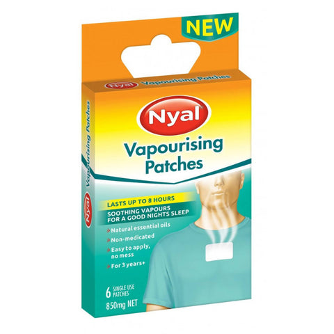 Nyal Vapourising Patches 6 Pack 850mg