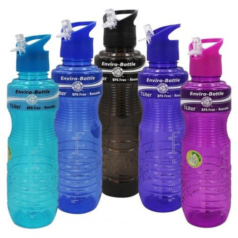 ENVIRO PRODUCTS Drink Bottle With Straw Tritan BPA Free (Colour May Vary) 1L