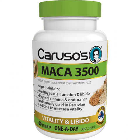 CARUSO'S NATURAL HEALTH MACA 3500 60 TABLETS