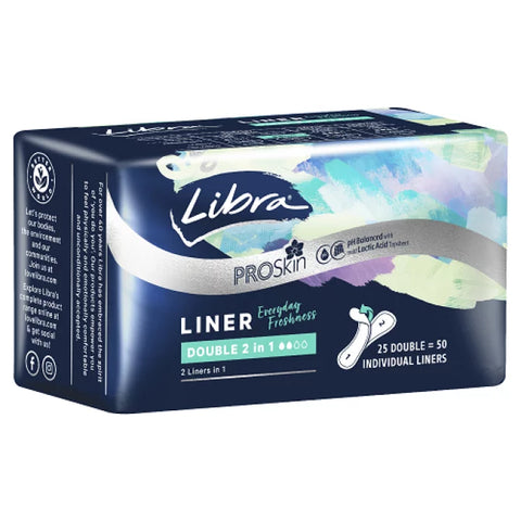 LIBRA LINER FLEXI THIN 2 IN 1 25PK