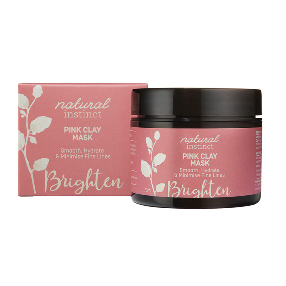 Natural Instinct Brighten Pink Clay Mask 70ml