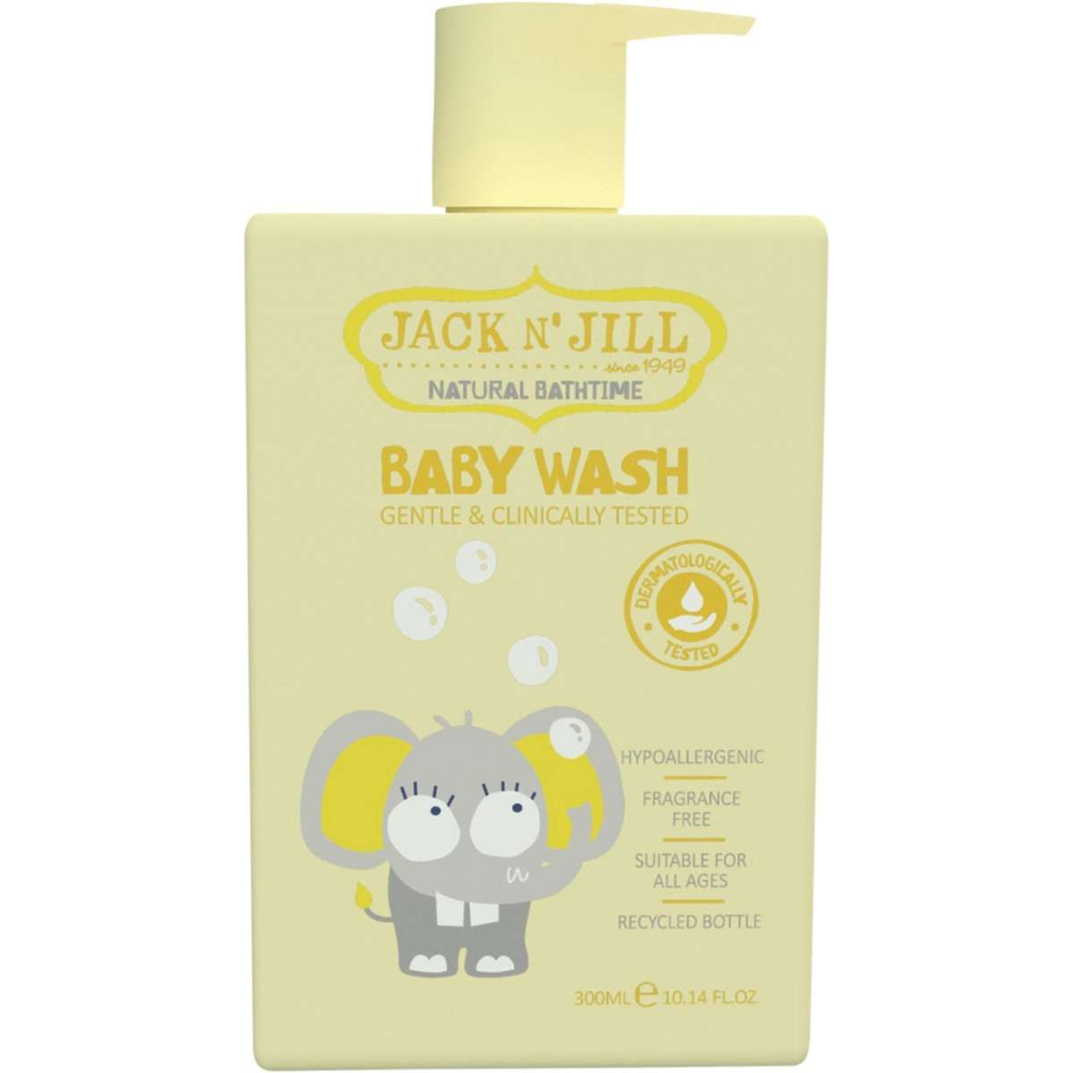 Jack N' Jill Baby Wash Fragrance Free 300ml