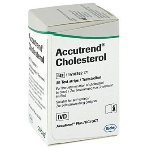 Accutrend Cholesterol Test 25 Strips