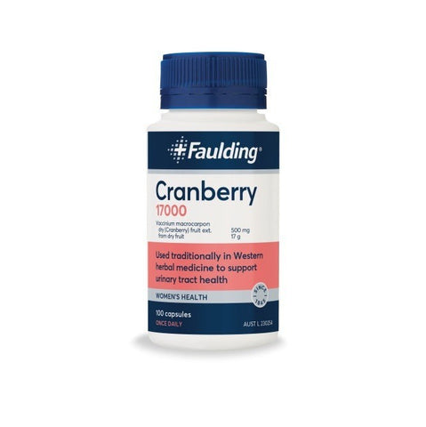 Faulding Remedies Cranberry 17000 100 capsules