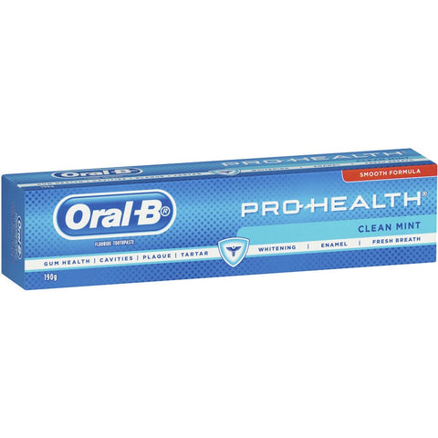 Oral B Pro Health Clean Mint Toothpaste 190g