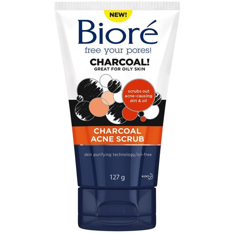 Biore Charcoal Acne Scrub 127g