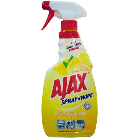 Ajax Spray N wipe Lemon Citrus Trigger 500ml