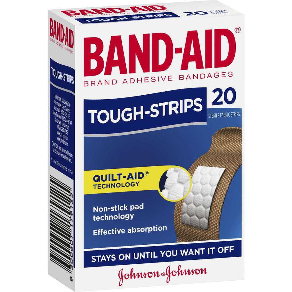 Band-aid Brand Tough Strips 20 Pack