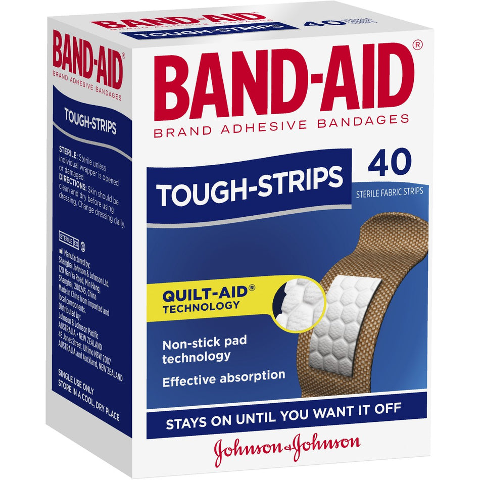 Band-aid Brand Tough Strips 40 Pack