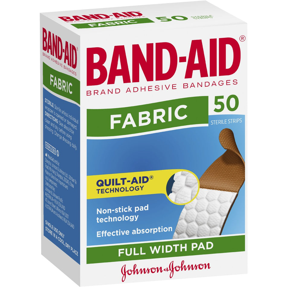 Band-aid Fabric Strips 50 Pack
