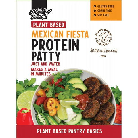 PLANTASY FOODS Protein Patty Mix Mexican Fiesta 200g