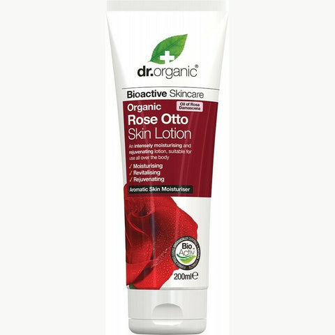 DR ORGANIC Skin Lotion Organic Rose Otto 200ml