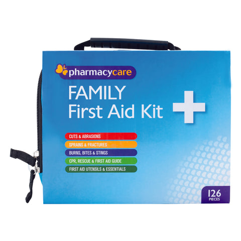 Pharmacy Care First Aid Kit Family 126 Pieces