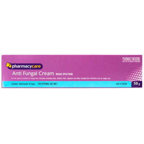 Pharmacy Care Antifungal Cream 50g (Generic for CANESTEN)