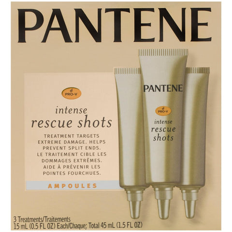 Pantene Pro-V Intense Rescue Shots Ampoules 15mL 3 Pack
