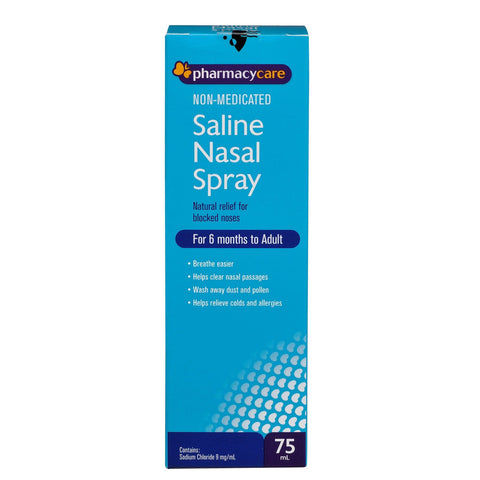 Pharmacy Care Saline Nasal Spray 75ml (Generic for FESS)